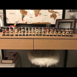 Vintage mini MLB bobble heads